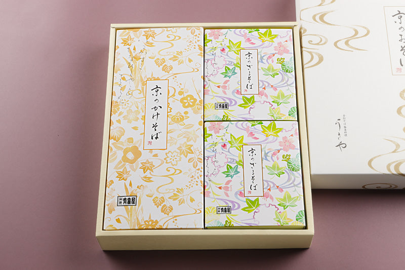 蕎麦ギフト(6) [化粧箱入り] ざるそば２人前＋かけそば１人前セット