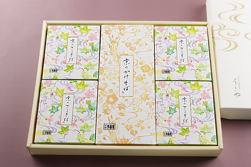蕎麦ギフト(7) [化粧箱入り] ざるそば4人前＋かけそば1人前セット