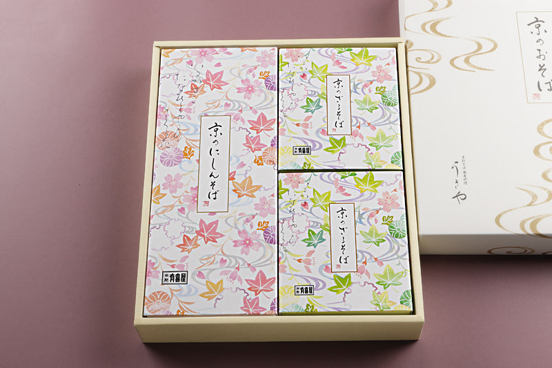 蕎麦ギフト(10) [化粧箱入り] ざるそば２人前＋にしんそば１人前セット