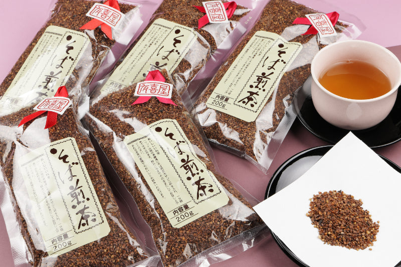 [お得価格] 【１袋あたり410円】そば煎茶 5袋セット
