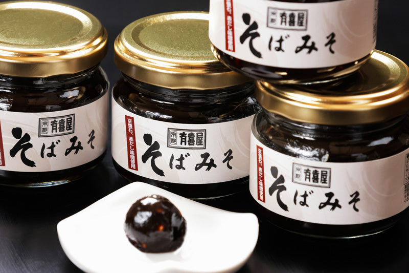 京都の老舗「石野味噌」赤だし味噌 自家製そばみそ 90g