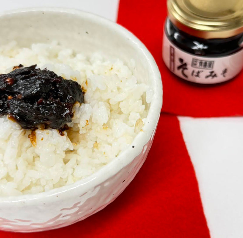 京都の老舗「石野味噌」赤だし味噌 自家製そばみそ 90g