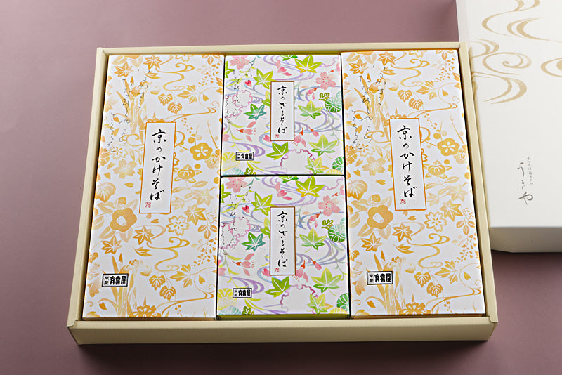 ざるそばさん専用！ 蕎麦ギフト(5) [化粧箱入り] ざるそば2人前＋かけそば2人前セット